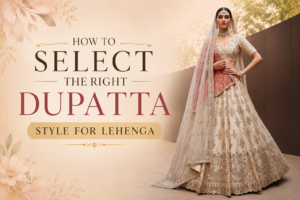 How to Select the Right Dupatta Style for Lehenga