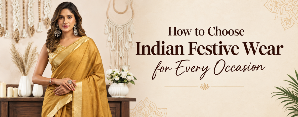 How to Choose Indian Festive Wear for Every Occasion