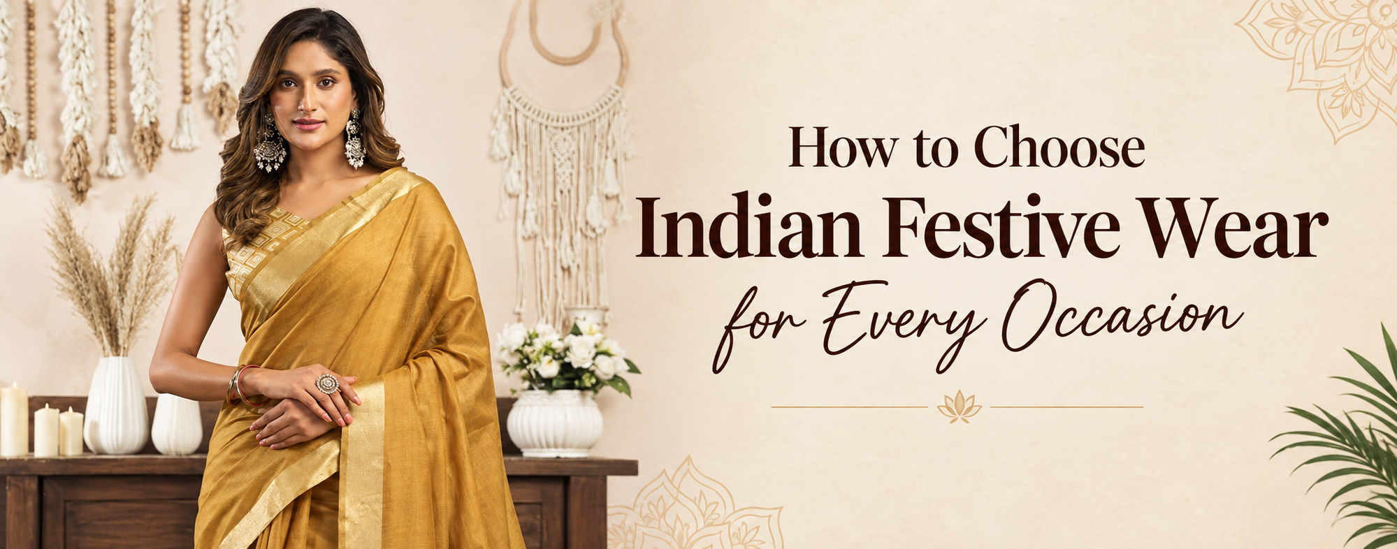 How to Choose Indian Festive Wear for Every Occasion