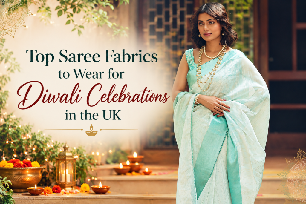 Top Saree Fabrics to Wear for Diwali Celebrations in the UK